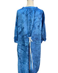 Dark Blue Linen Celeste Dress with Pockets