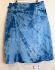 Carina Skirt with Pockets in Blue | Organic Cotton Double Gauze | Willow