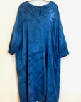 Celeste Dress in Navy Blue | Organic Cotton Double Gauze | Float
