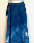 Carina Skirt with Pockets in Navy Blue | Organic Cotton Double Gauze