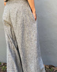Ida Pant - Flowy Light Weight Wide Leg Pants in Organic Cotton & Hemp | Grey