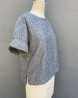 Vega Top | Organic Cotton & Hemp | Grey