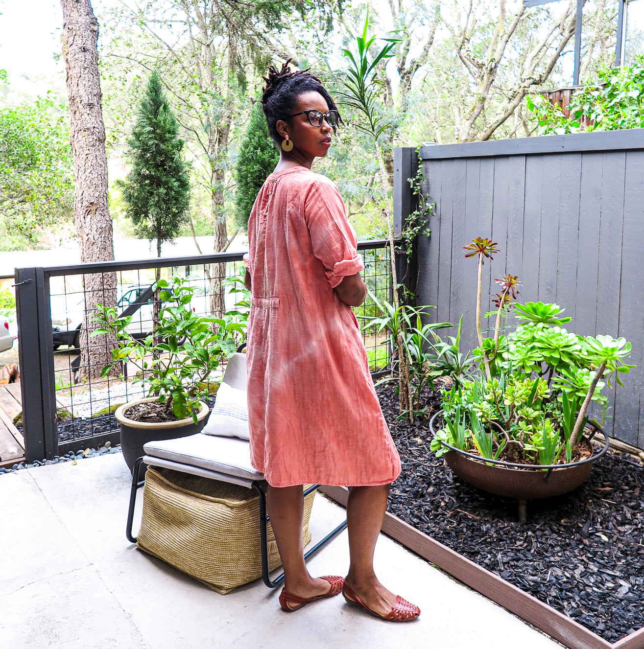 The coral celeste dress is a perfect summer dress.
