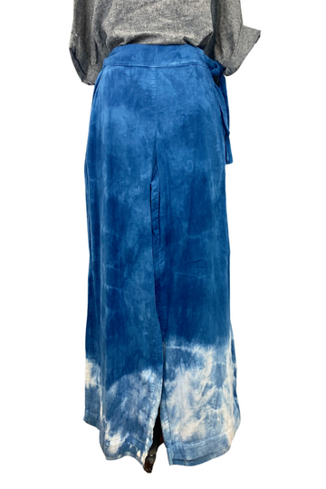 Flowy Lightweight Ida Pants in Navy Blue | Organic Cotton Double Gauze