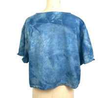 Allyn Boxy Tee in Blue Flannel | Pattern B