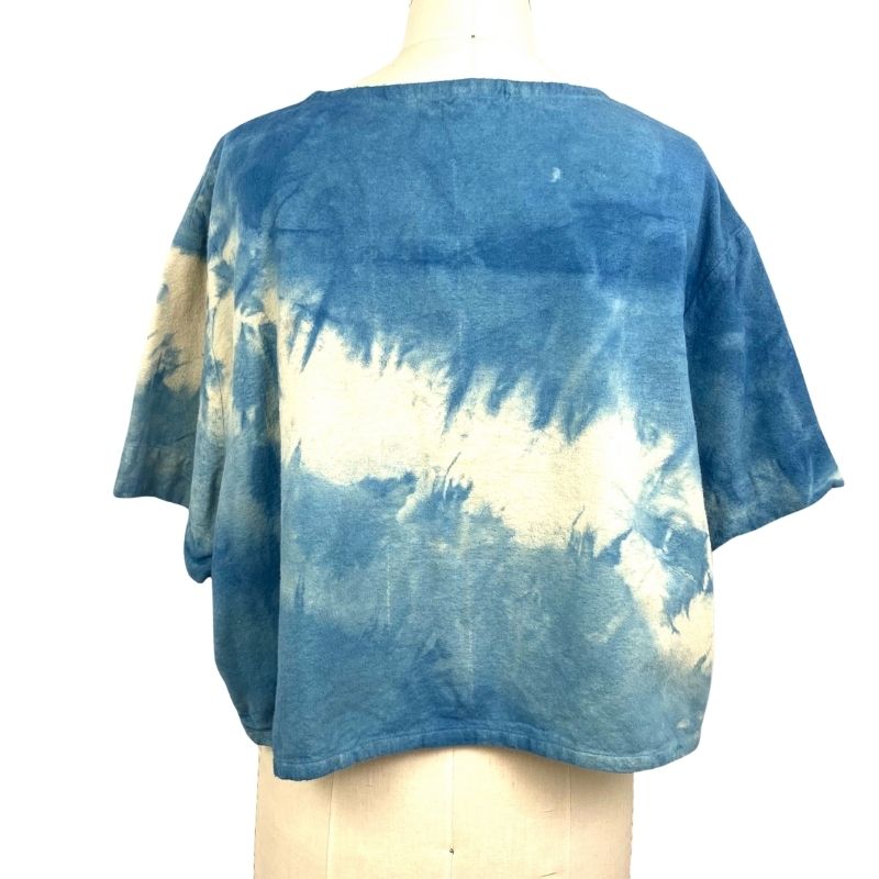 Allyn Boxy Tee in Blue Flannel | Pattern E