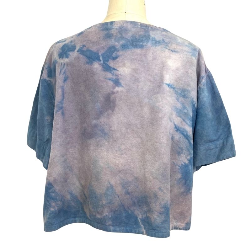 Allyn Boxy Tee in Purple Flannel | Pattern E