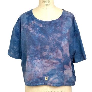 Allyn Boxy Tee in Purple Flannel | Pattern F