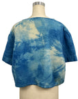Allyn Boxy Tee in Teal Flannel | Pattern B