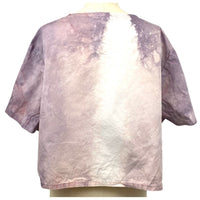 Allyn Boxy Tee Organic Cotton Poplin in Lilac Ombre