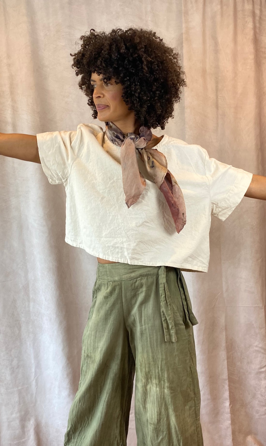 Allyn Boxy Tee: Sustainable Warmth & Effortless Style in Natural
