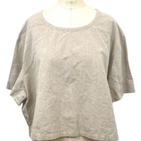 Allyn Boxy Tee Organic Hemp Cotton in Natural