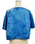 Blue Boxy T in Cotton Poplin | Pattern B