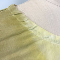 Allyn Boxy Tee Organic Cotton Double Gauze in Yellow Ombre