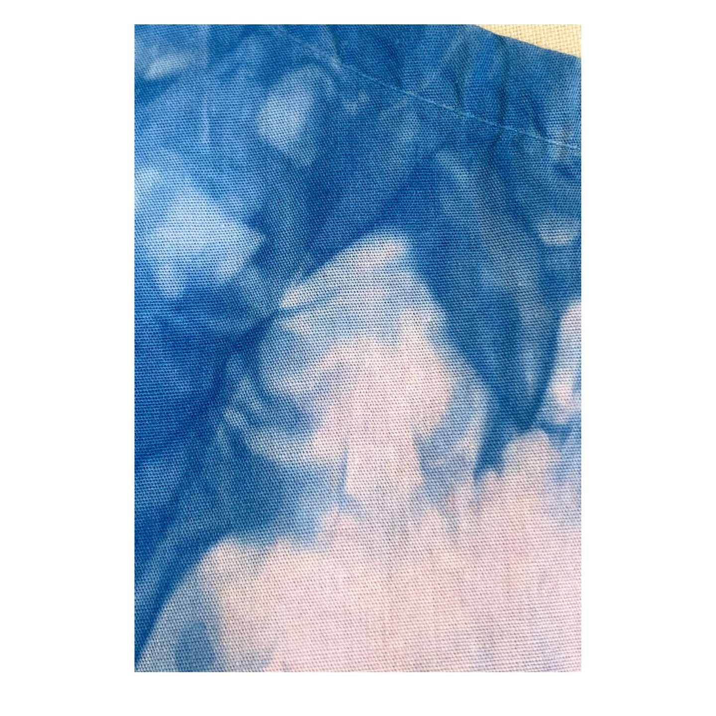 Blue Pink Poplin Boxy Allyn T