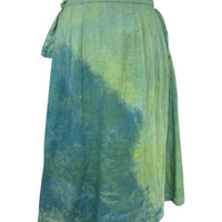 Carina Skirt in Green | Organic Cotton Double Gauze in XS Only