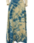 Carina Skirt in Tan Teal | Organic Cotton Double Gauze in XL Only