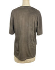 Brown T Shirt – Naturally Dyed - Sand Dollar Motif