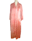 Plant Dyed Coral Silk Kimono