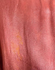 Plant Dyed Deep Red Silk Kimono