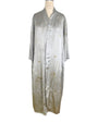 Plant Dyed Light Grey Silk Kimono