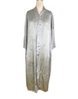 Plant Dyed Light Grey Silk Kimono