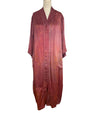 Plant Dyed Purple Sunset Silk Kimono