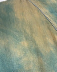 Plant Dyed Moss Green Silk Kimono