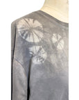 Grey T Shirt – Naturally Dyed - Sand Dollar Motif