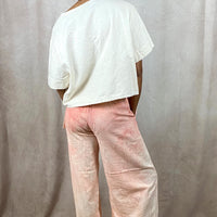 Ida Pant - Flowy Adjustable Pants Organic Cotton in Peppermint
