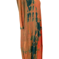 Botanically Dyed Bamboo Knit Dress in Orange Willow