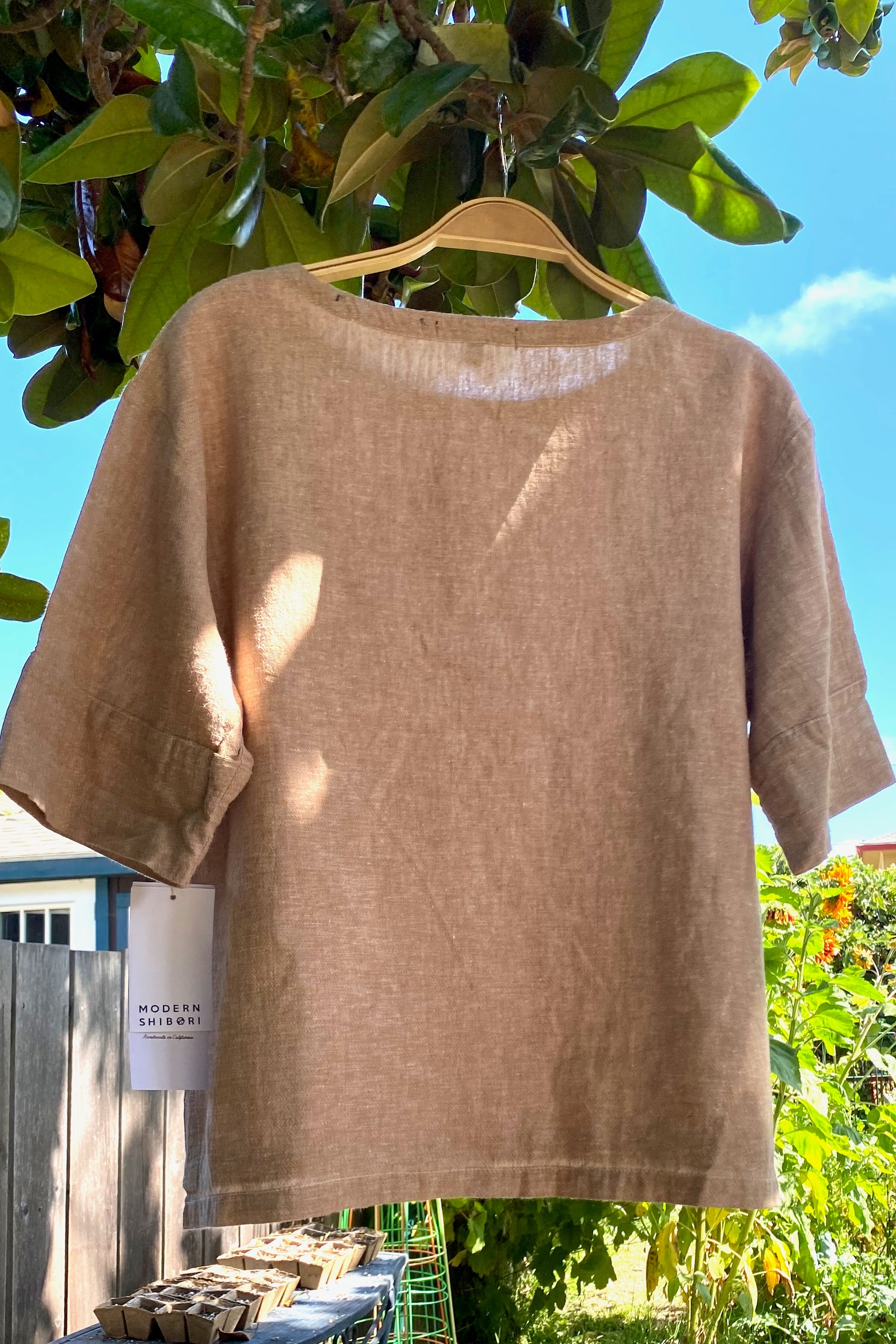 Vega Top | Organic Cotton &amp; Hemp | Peach