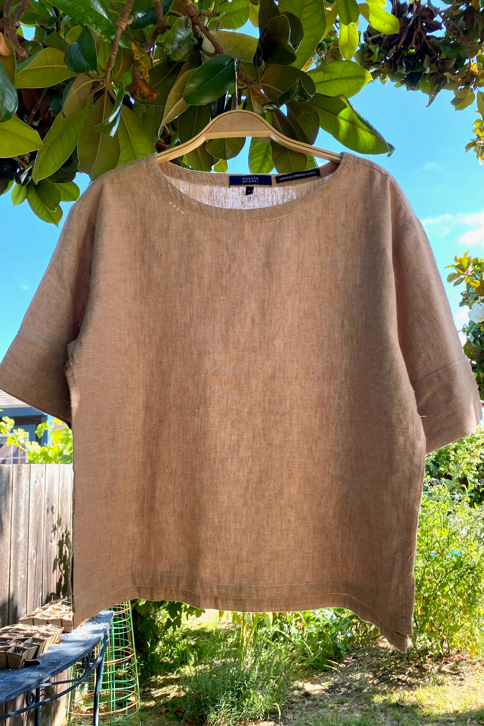 Vega Top | Organic Cotton &amp; Hemp | Peach