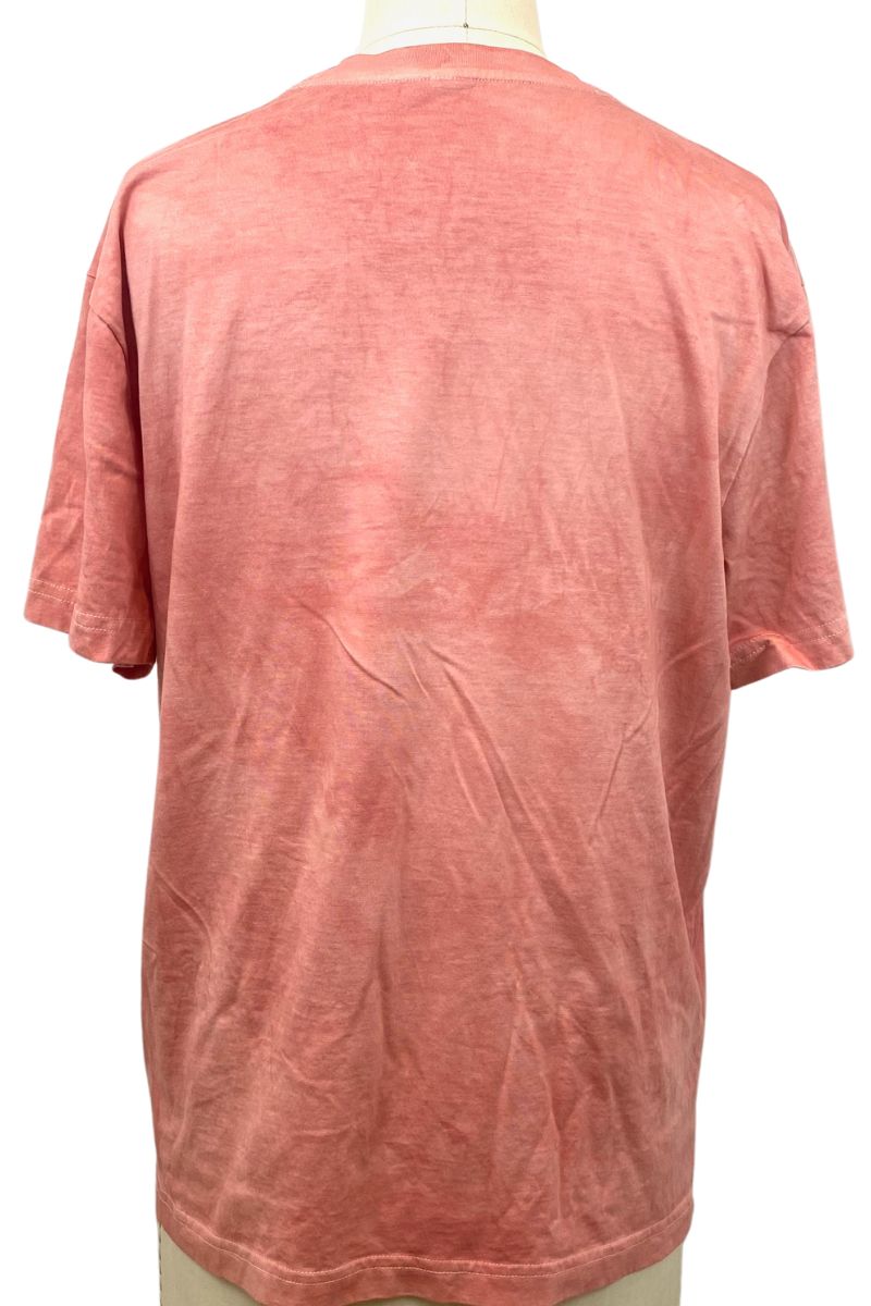 T shirt in Coral Solid