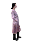 Lilac Silk Serina Midi Dress Naturally Dyed – Sustainable Fashion