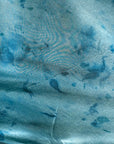 Teal Silk Serina Midi Dress Naturally Dyed – Sustainable Fashion