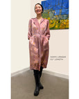Pink Silk Serina Midi Dress Naturally Dyed – Sustainable Fashion