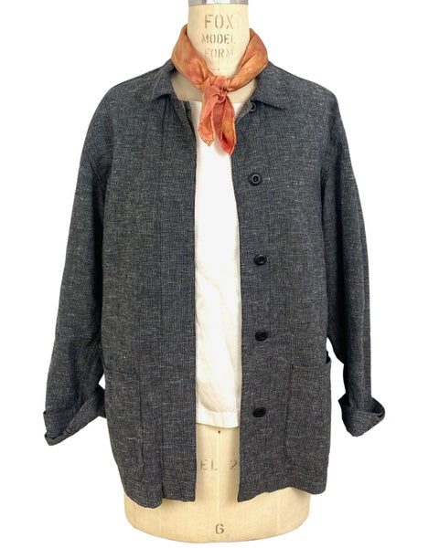 Black Sunrise Workwear Jacket – Sustainable Fashion – Marree