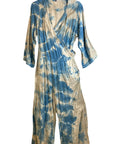 Teal Tan Jumpsuit (Large Only)