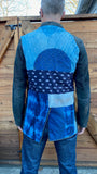 Upcycled Blazer in Indigo Blue