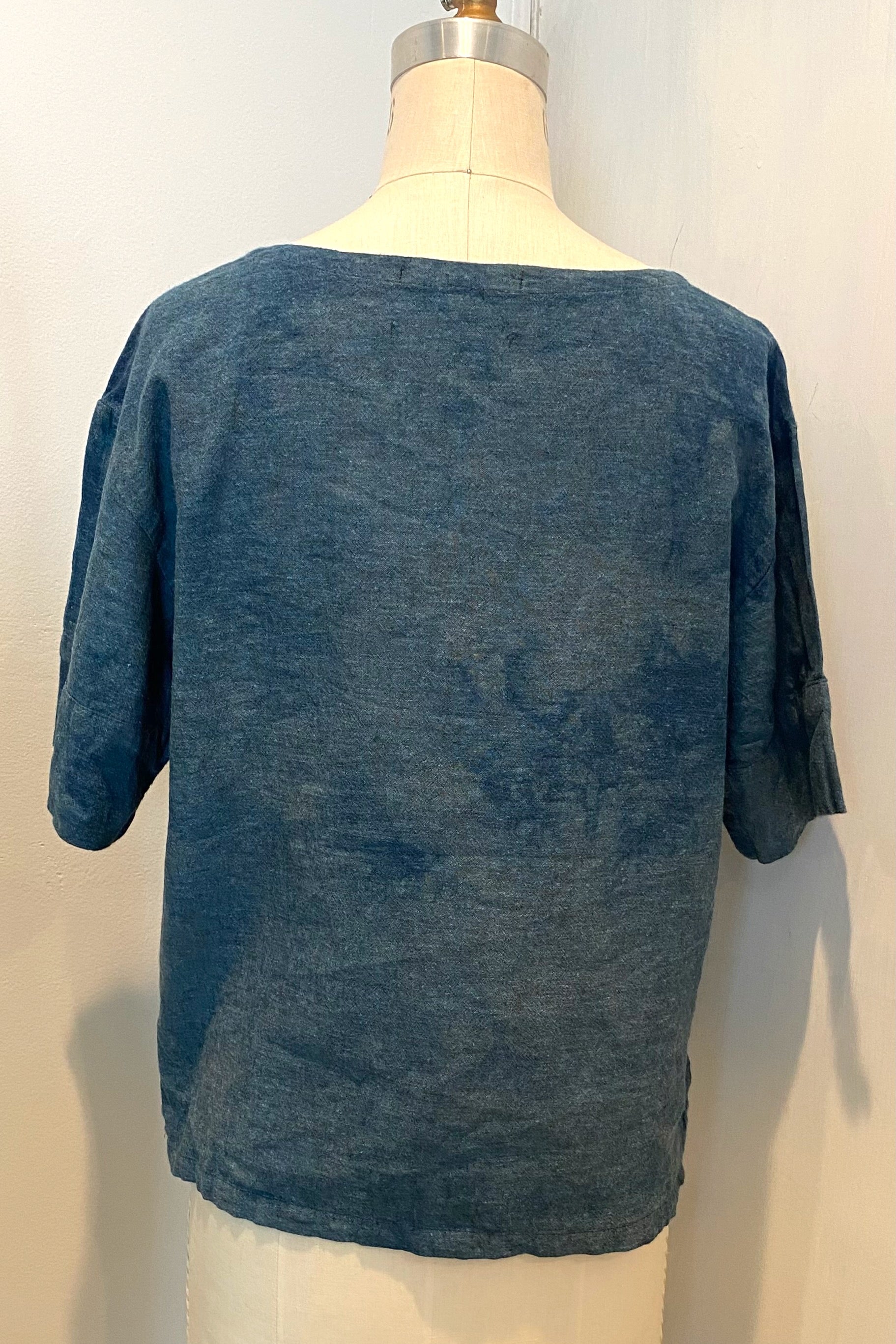 Vega Top | Organic Cotton &amp; Hemp | Blue