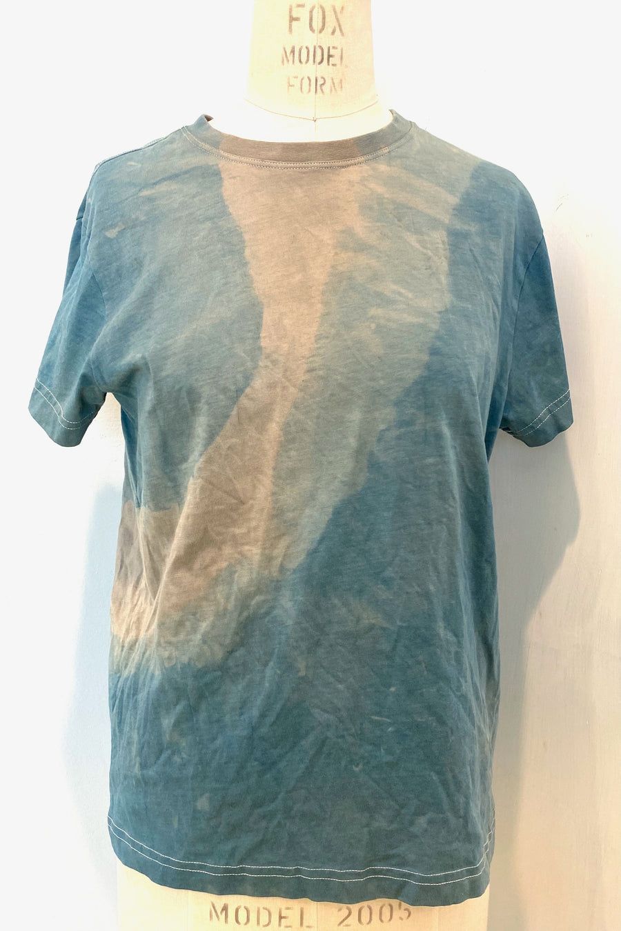 Botanically-Dyed-Crew-Neck-T-shirt-in-Slate-Blue-Grey-Wave