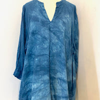 Botanically-Dyed-Linen-Tunic-in-Blue