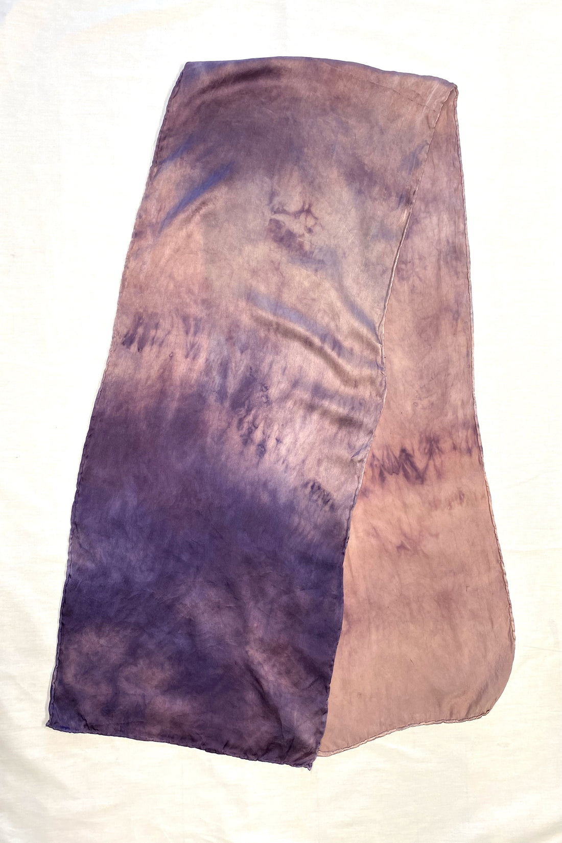 Botanically-dyed-long-silk-scarf-in-purple-mist