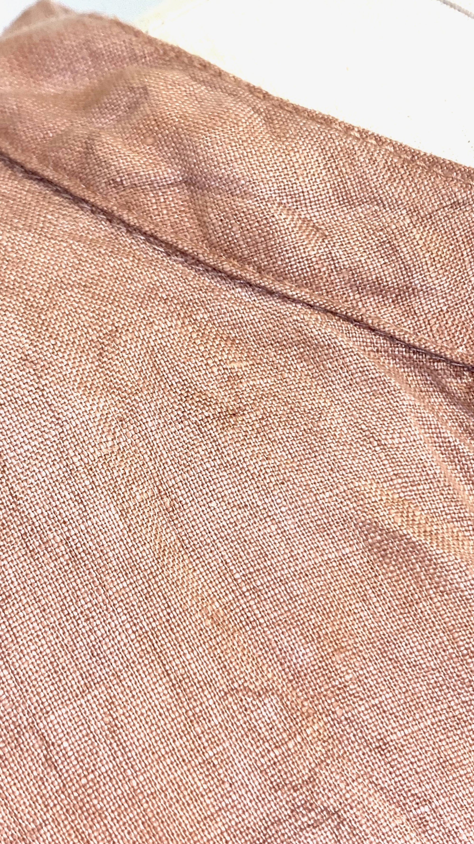 Peach Organic Linen Celeste Dress with Pockets - The Perfect Dress for Every Occasion