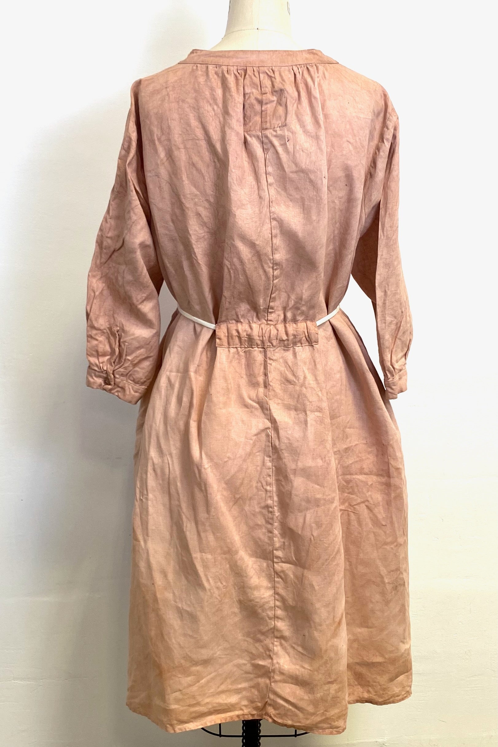 Peach Organic Linen Celeste Dress with Pockets - The Perfect Dress for Every Occasion