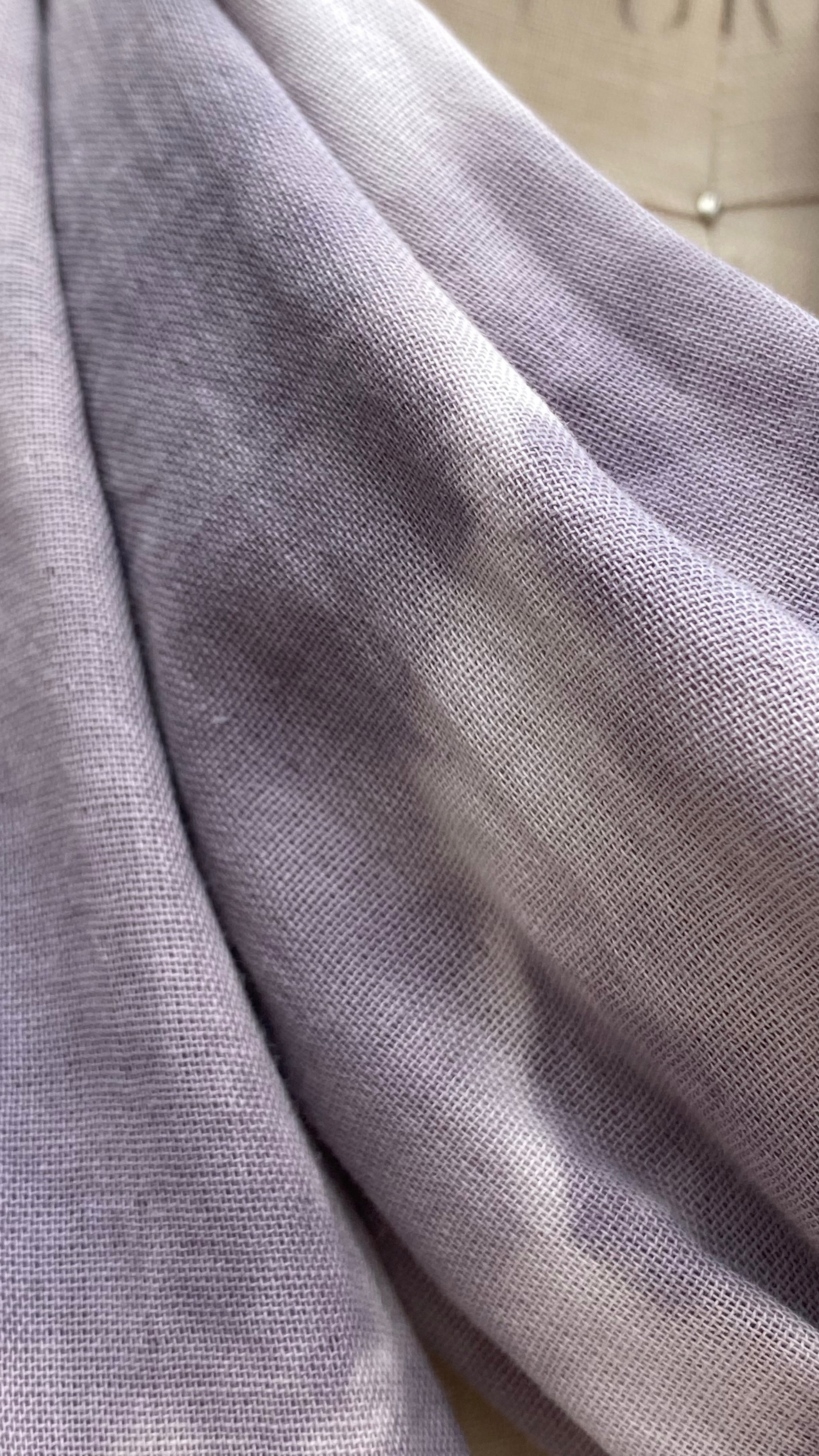 Zero Waste Organic Cotton Double Gauze Scarf in Lavender Chevron