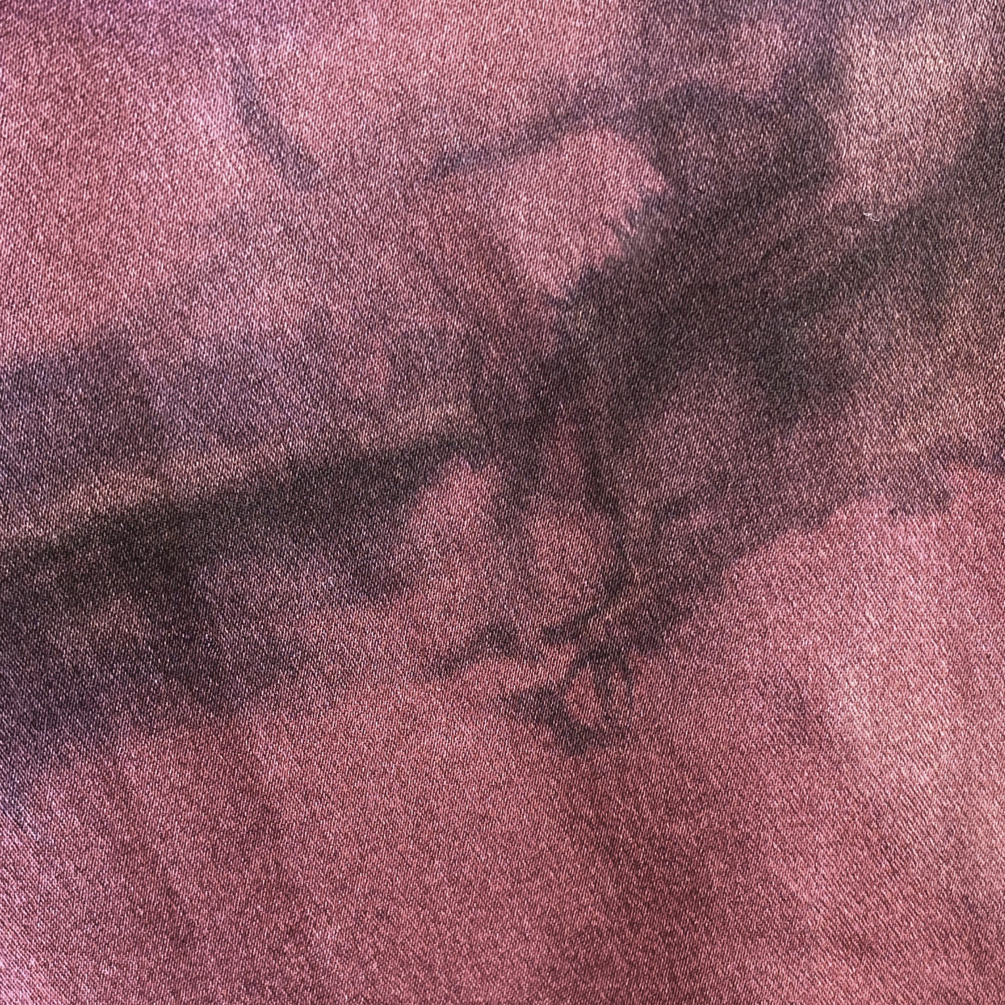 Silk Scarf in Plum - Natural Dyes - Hand Rolled Edges