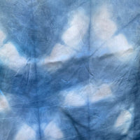 Indigo Blue  | Square Silk Scarf | Burst