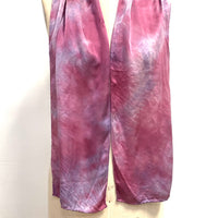 Silk Scarf in Lilac - Natural Dyes - Hand Rolled Edges